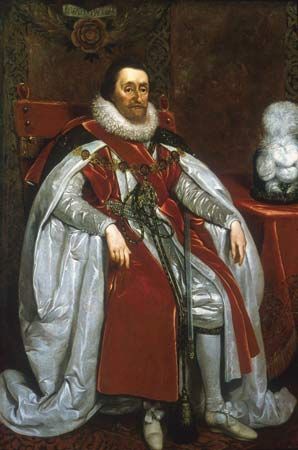 o que    claze - Daniel Mytens: portrait of James I